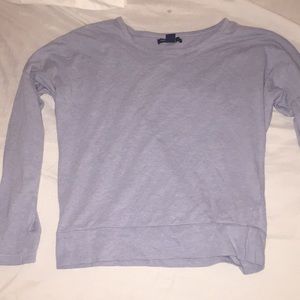 Plain light blue girls top